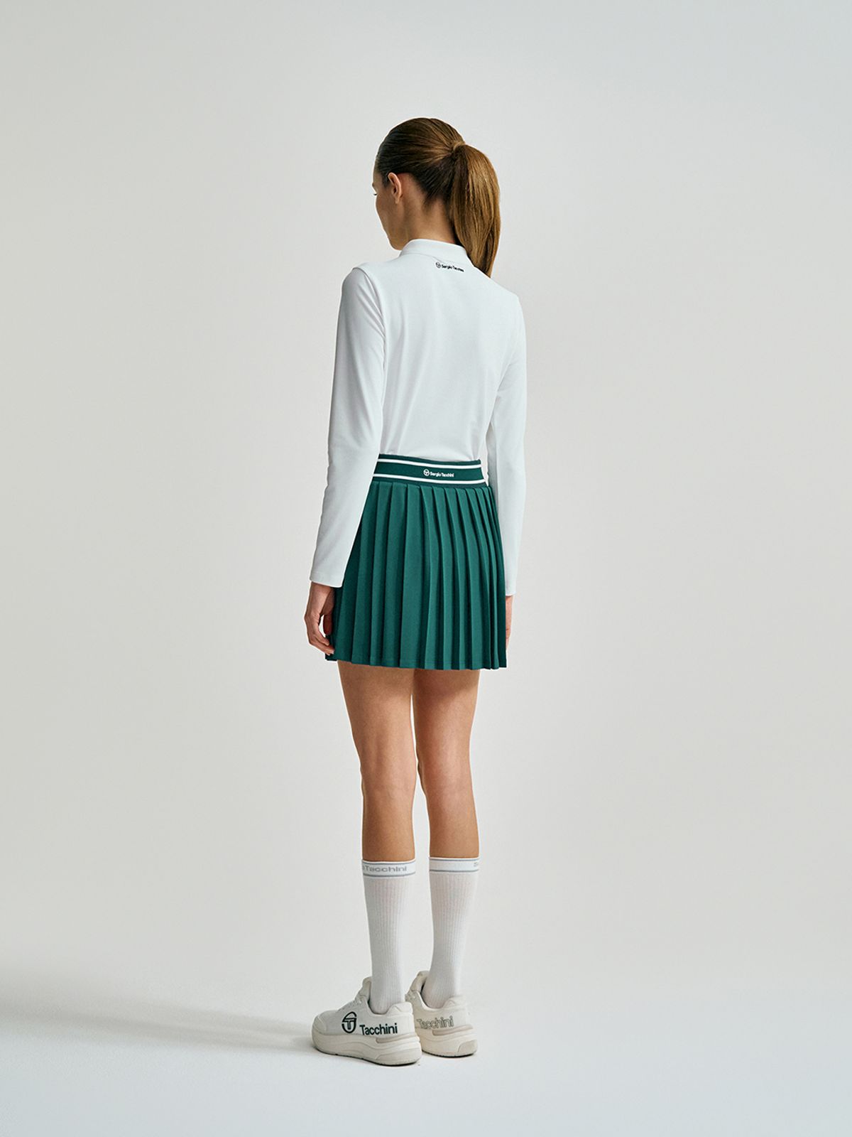 세르지오 타키니(SERGIO TACCHINI) W 타키니 플레잉 긴팔 폴로 (White)