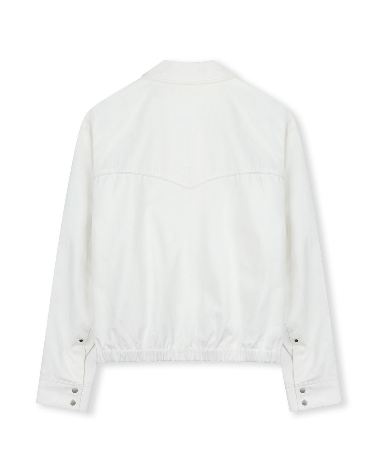비슬로우(BESLOW) WESTERN BLOUSON JACKET WHITE