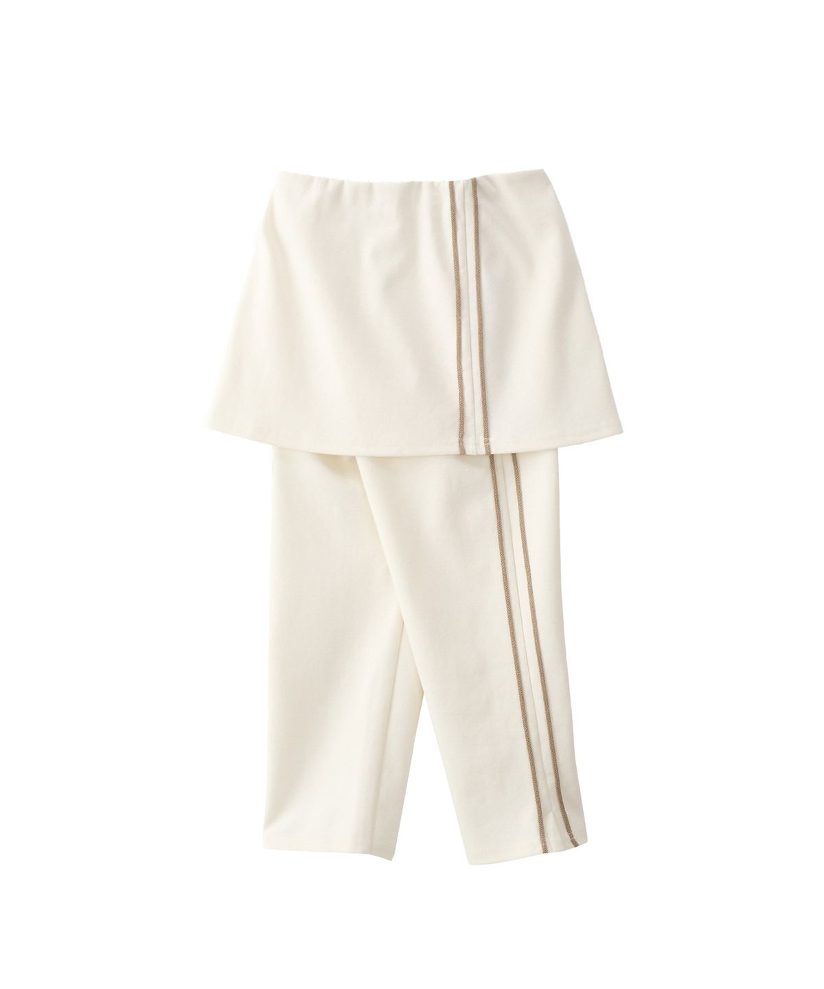 살롱 드 욘(SALON DE YOHN) Line Point Skirt Pants_ Ivory