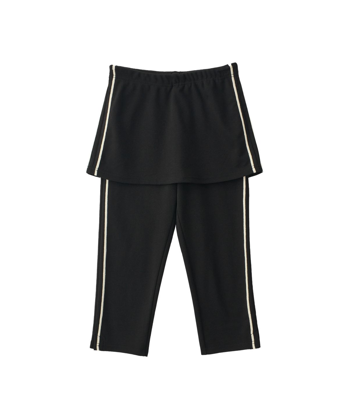 살롱 드 욘(SALON DE YOHN) Line Point Skirt Pants_ Black