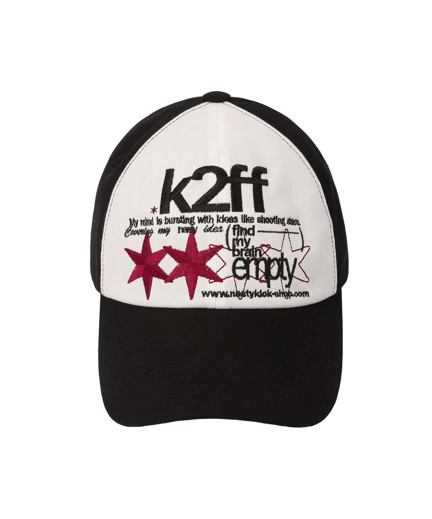 MUSINSA公式 | NASTYKICK k2ff empty ball cap (black) K25QE668