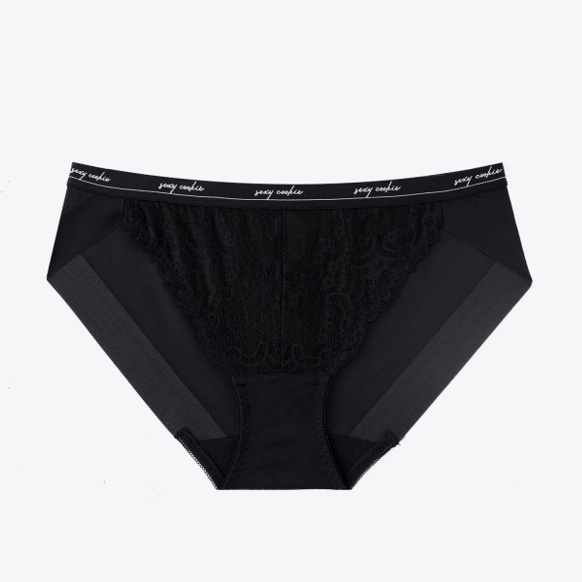 섹시쿠키(SEXY COOKIE) 푸딩 헴팬티_블랙