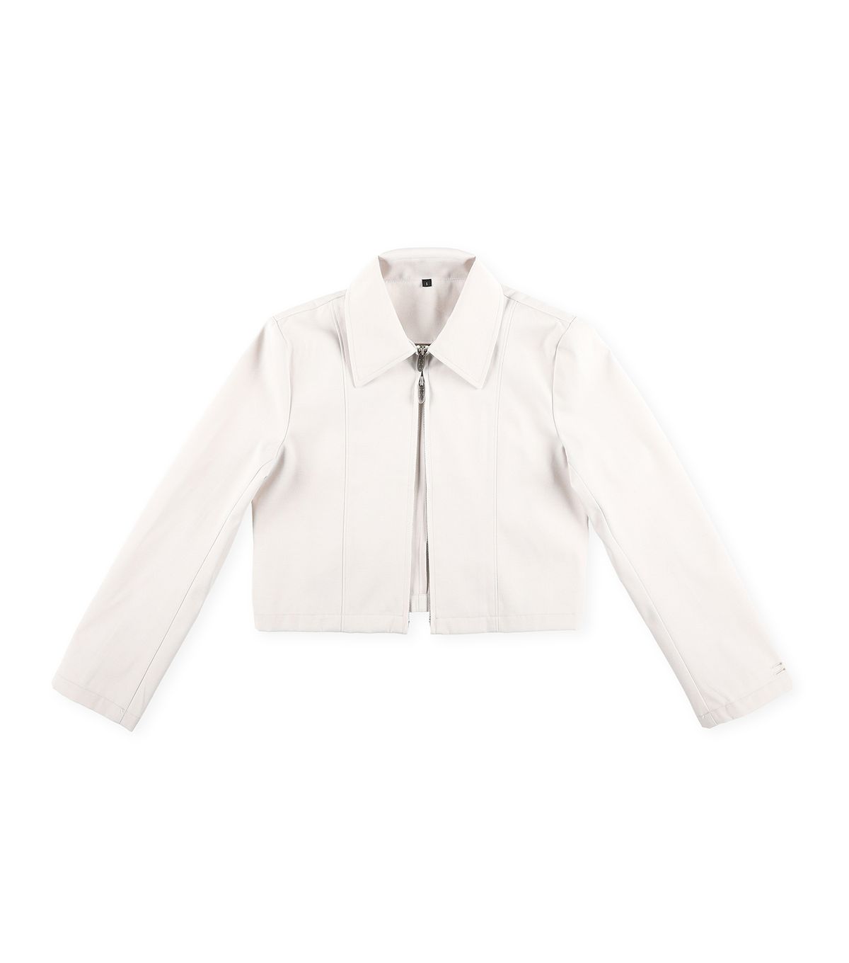 큐클리프(CUECLYP) [BB] Minimal Line Zip-up Jacket (Ivory)