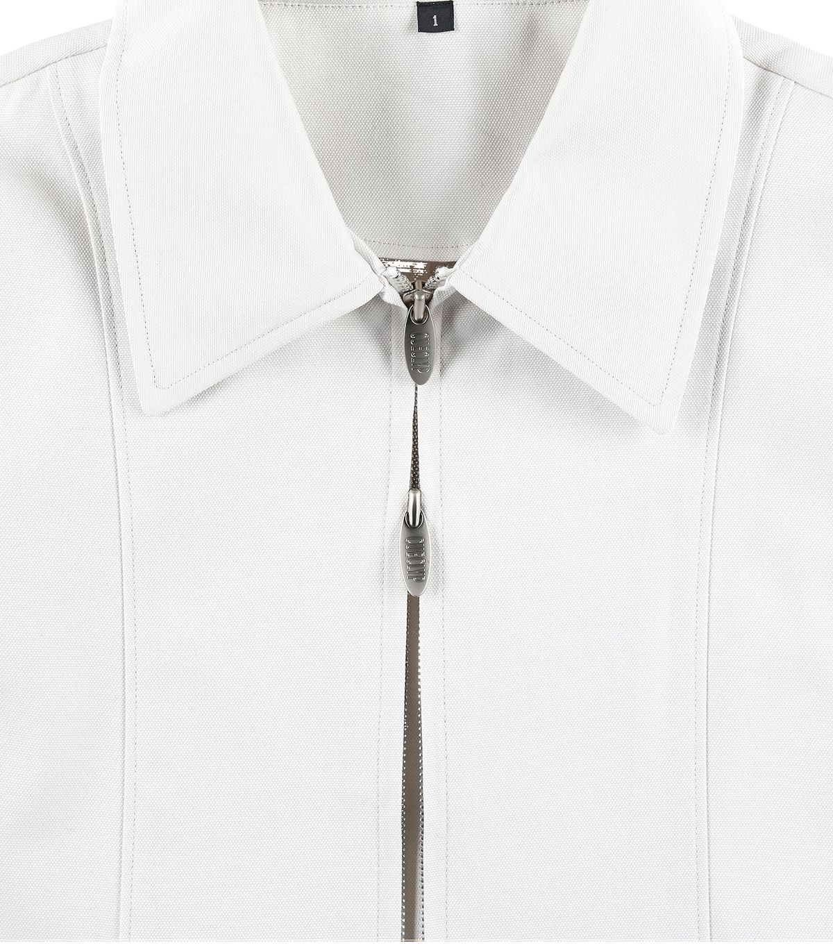 큐클리프(CUECLYP) [BB] Minimal Line Zip-up Jacket (Ivory)