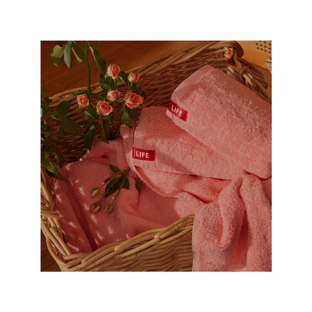 라이프타올(LIFE TOWEL) 코마사 40수 디자인 수건  10장 150g