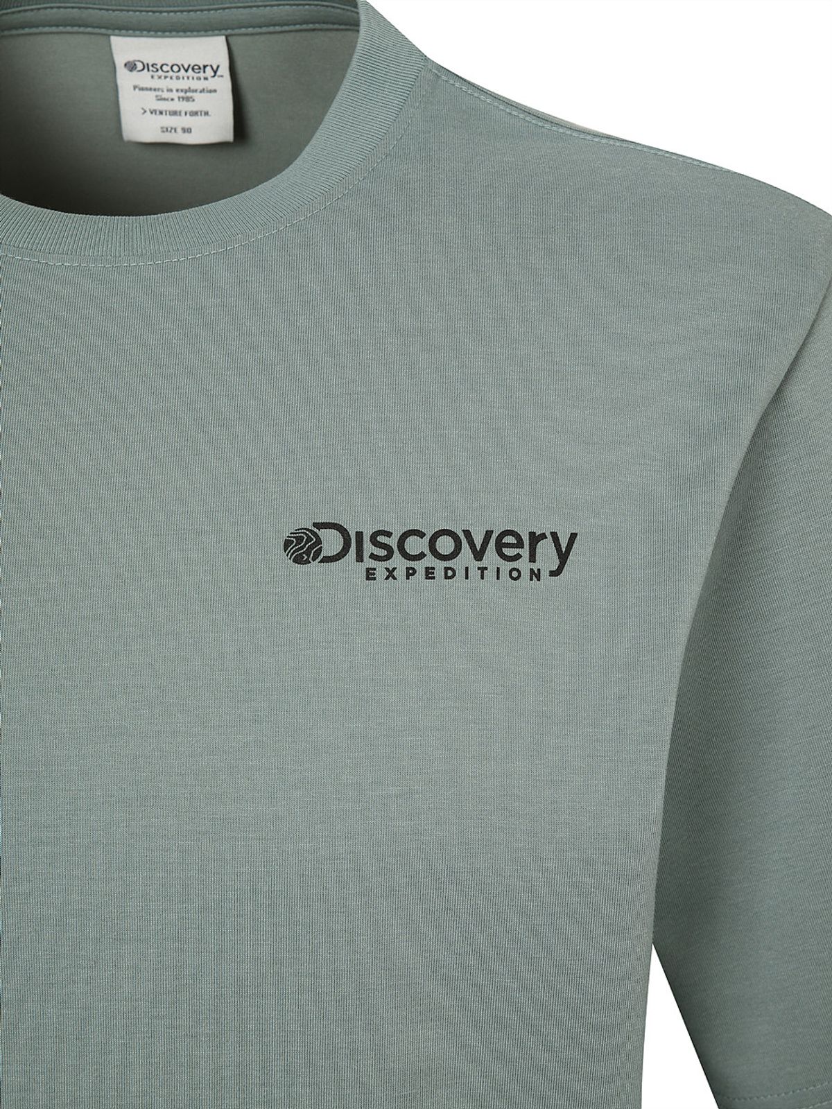 디스커버리 익스페디션(DISCOVERY EXPEDITION) 프레시벤트 워싱 박스 로고 반팔티셔츠 (L/MINT)