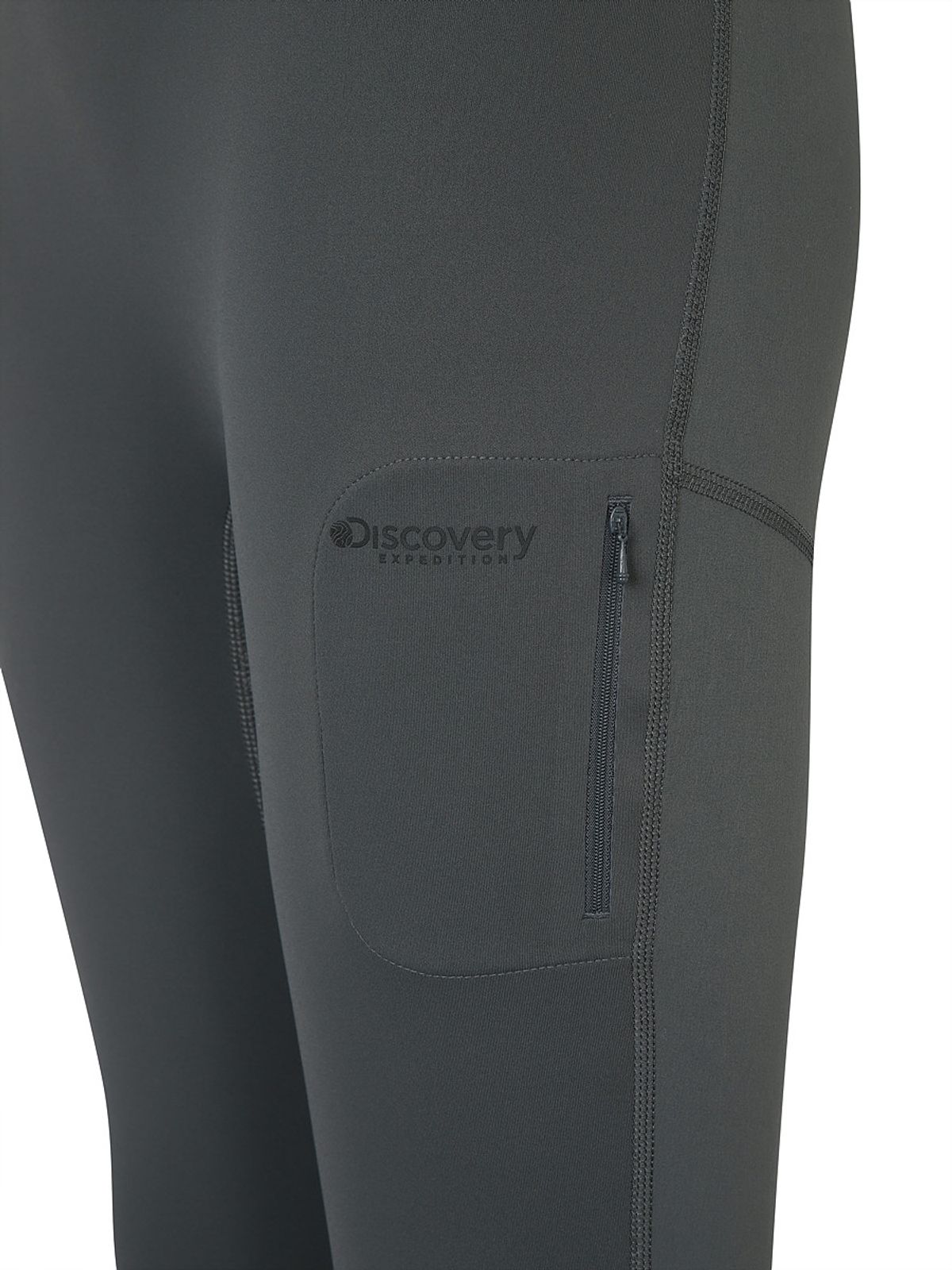 디스커버리 익스페디션(DISCOVERY EXPEDITION) 여성 우븐 하이브리드 레깅스 (D/GREY)