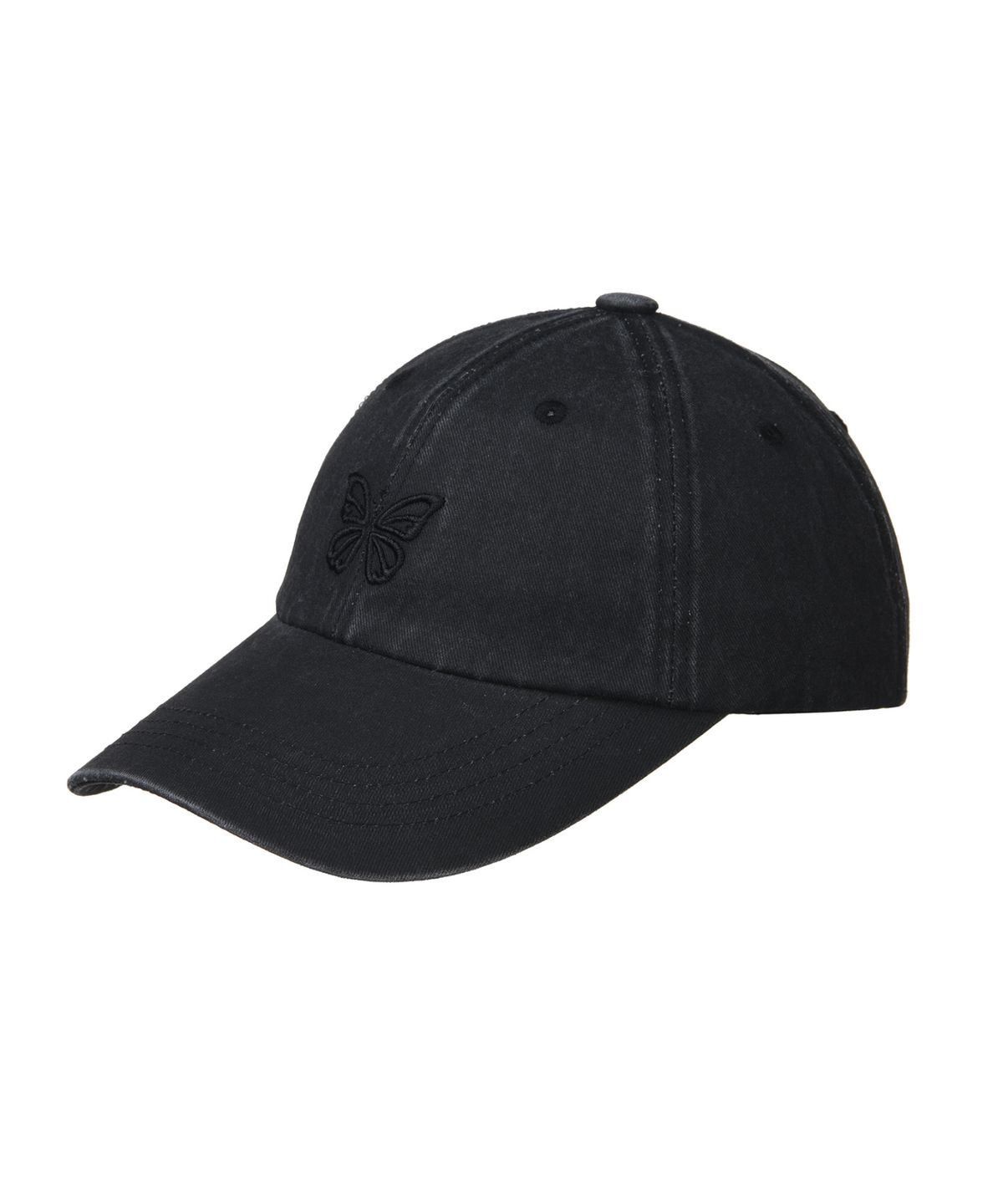 닉앤니콜(NICK&NICOLE) VINTAGE MINI BUTTERFLY BALL CAP_BLACK