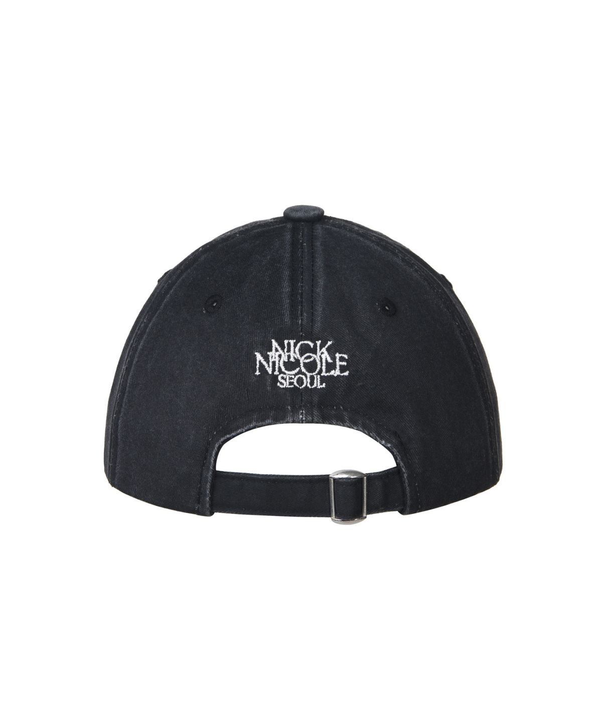 닉앤니콜(NICK&NICOLE) VINTAGE MINI BUTTERFLY BALL CAP_BLACK WHITE