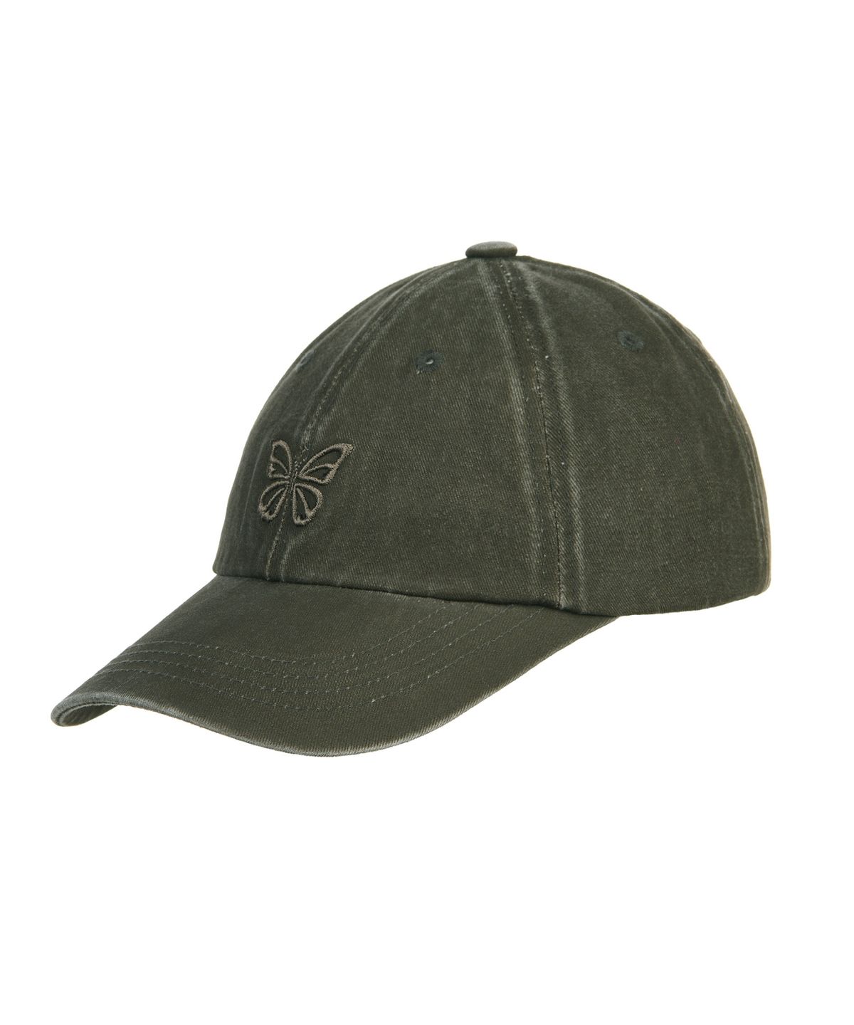 닉앤니콜(NICK&NICOLE) VINTAGE MINI BUTTERFLY BALL CAP_KHAKI