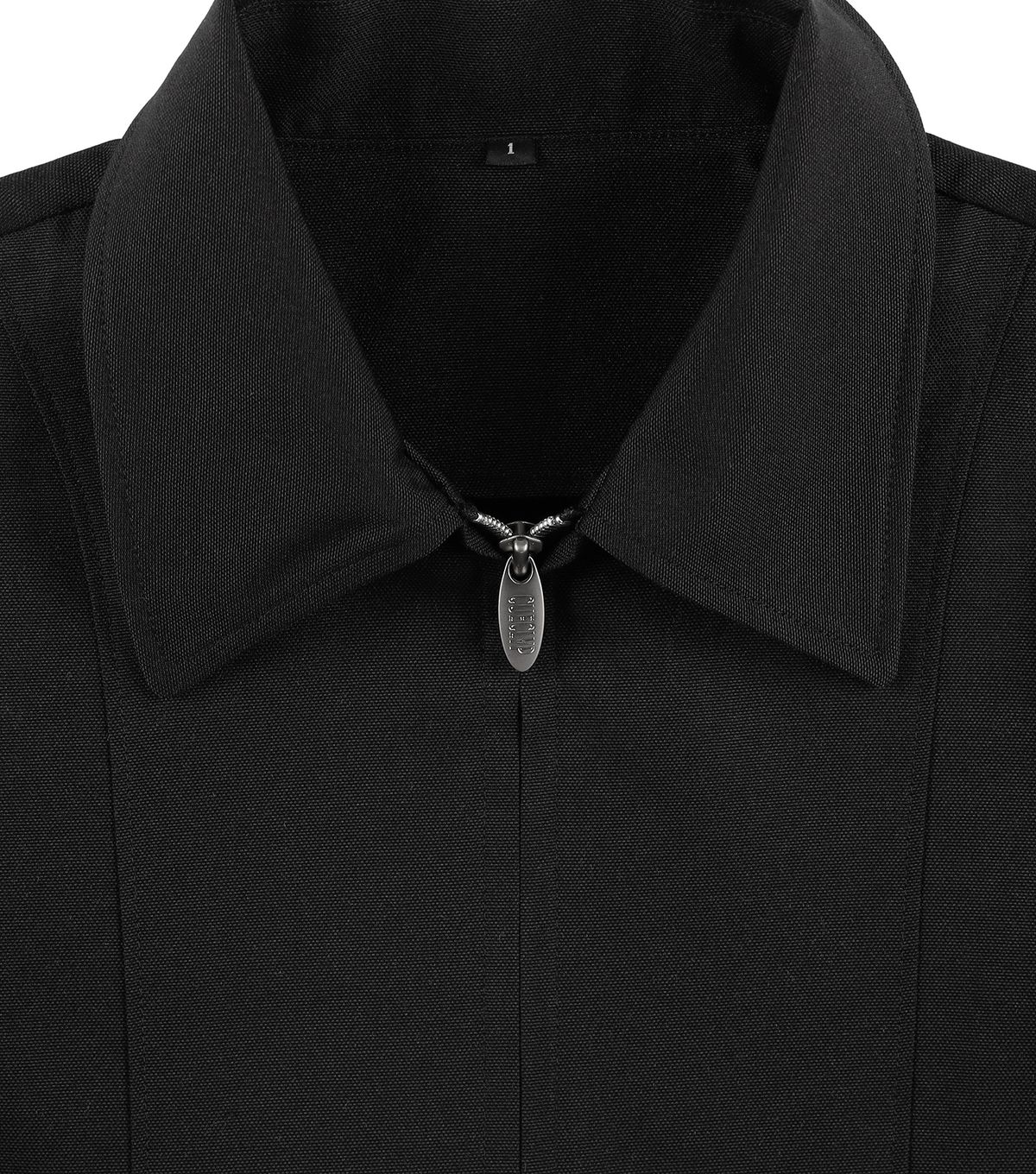 큐클리프(CUECLYP) [BB] Minimal Line Zip-up Jacket (Black)