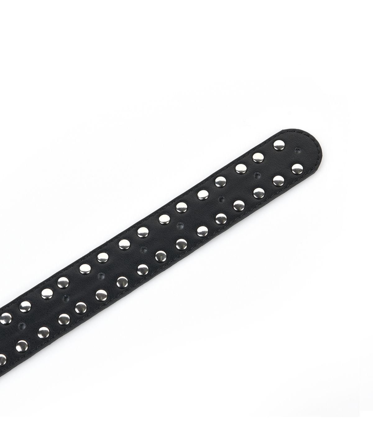 닉앤니콜(NICK&NICOLE) TWO RING RIVET LEATHER BELT_BLACK