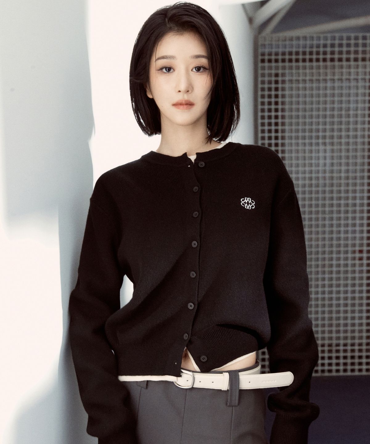 닉앤니콜(NICK&NICOLE) MIDDLE BUCKLE LEATHER BELT_3 COLOR