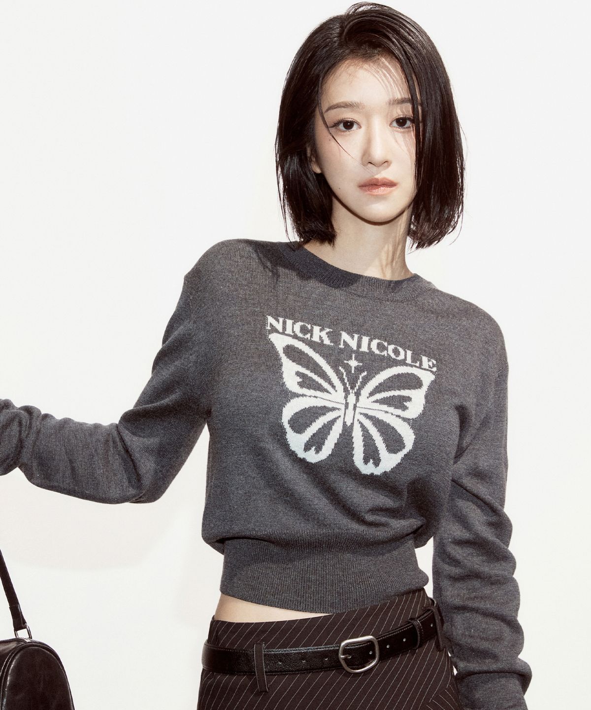 닉앤니콜(NICK&NICOLE) MIDDLE BUCKLE LEATHER BELT_3 COLOR