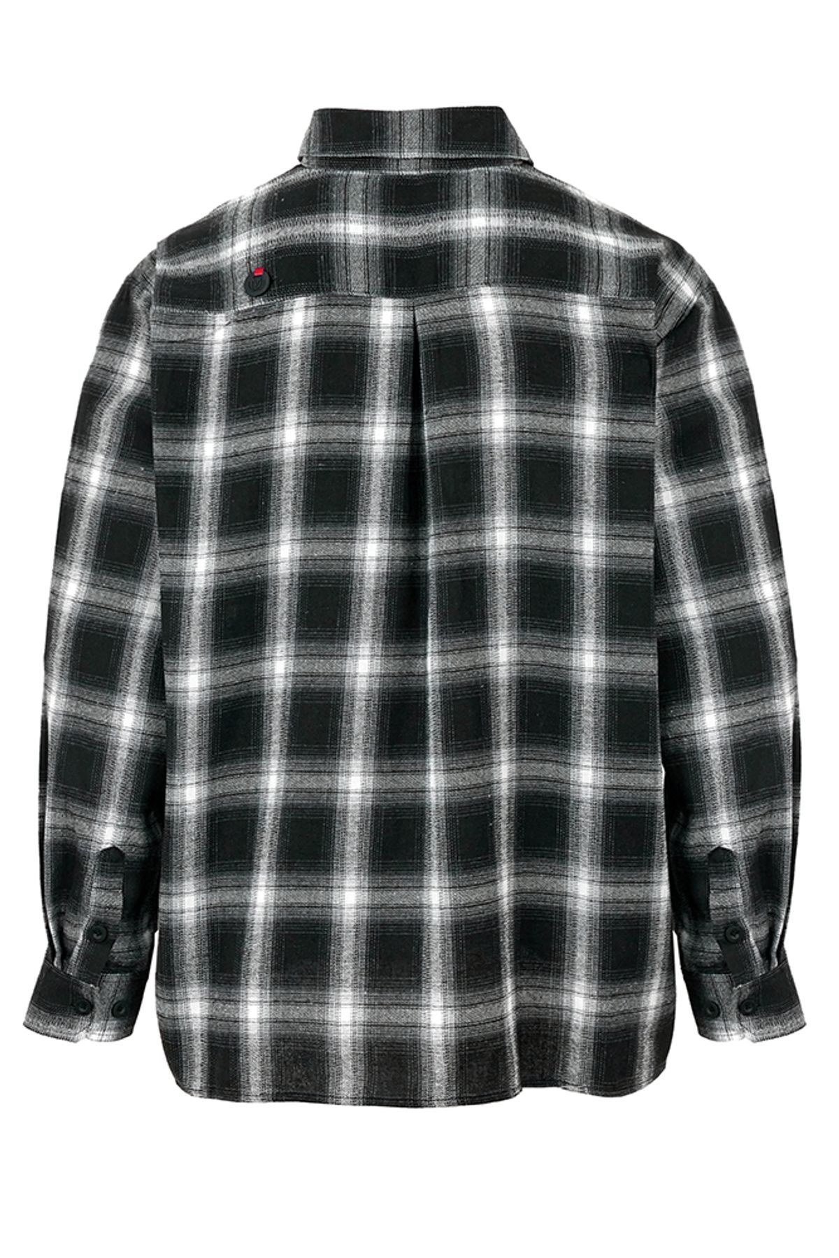 뭉(MWOONG) Check Flannel Shirts(BLACK)