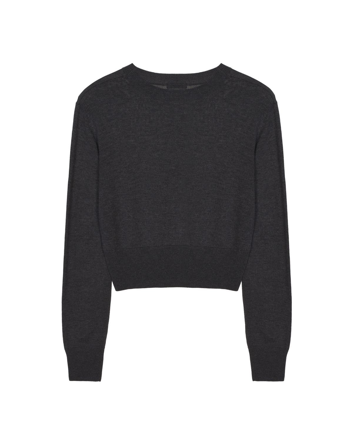 닉앤니콜(NICK&NICOLE) BOLD BUTTERFLY JAQUARD KNIT_CHARCOAL