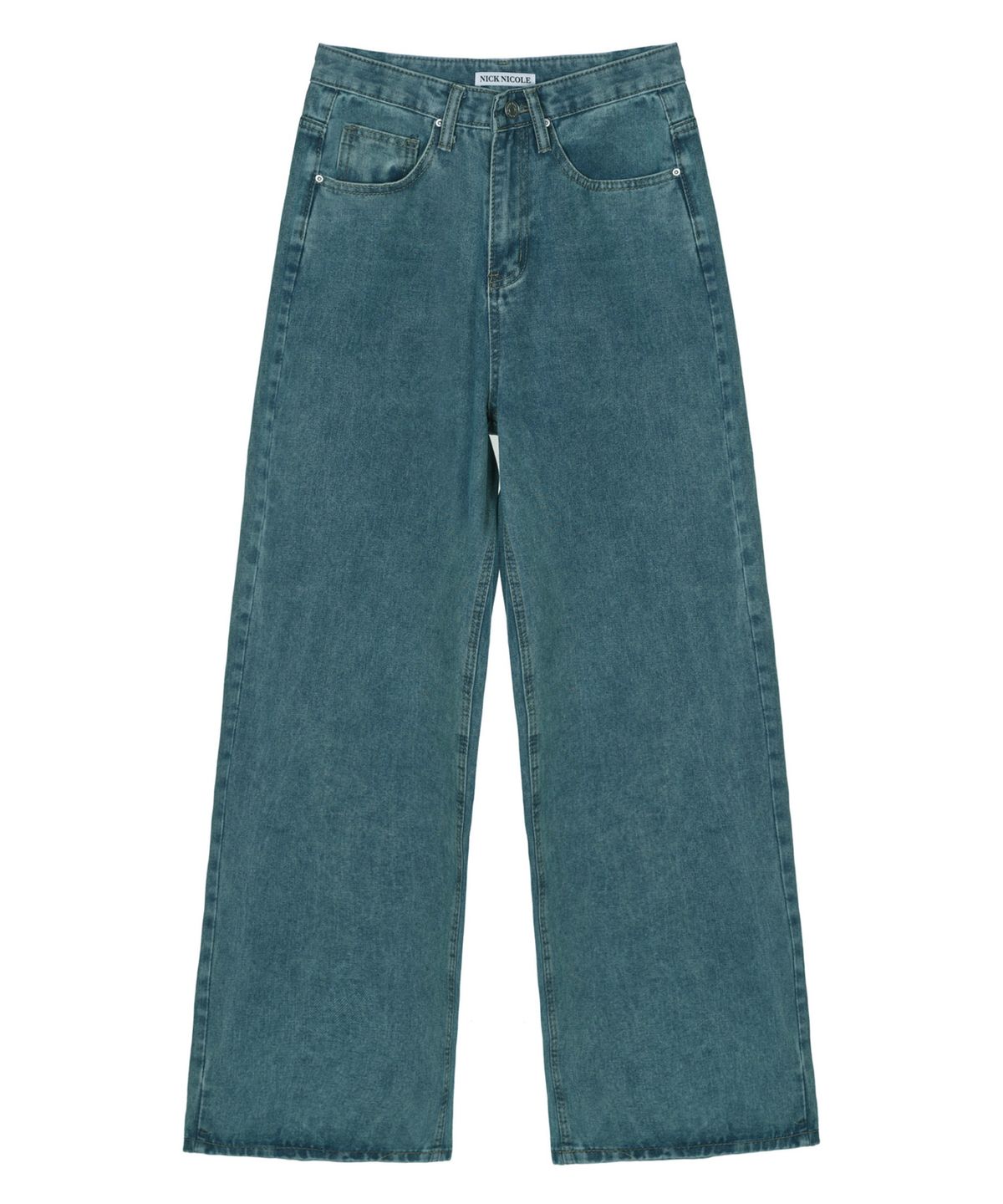 닉앤니콜(NICK&NICOLE) VINTAGE WASHED STRAIGHT DENIM PANTS_VINTAGE BLUE