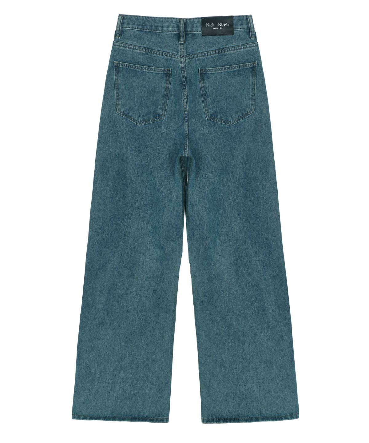 닉앤니콜(NICK&NICOLE) VINTAGE WASHED STRAIGHT DENIM PANTS_VINTAGE BLUE
