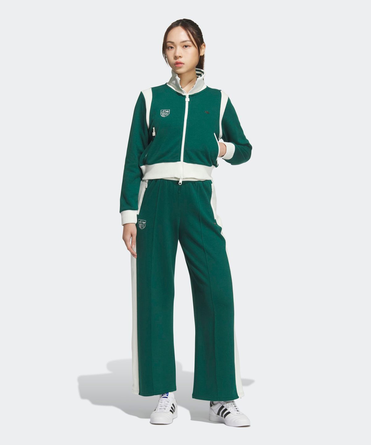 아디다스(ADIDAS) 레트로 스포츠 클럽 트랙탑 - 그린 / JM8021