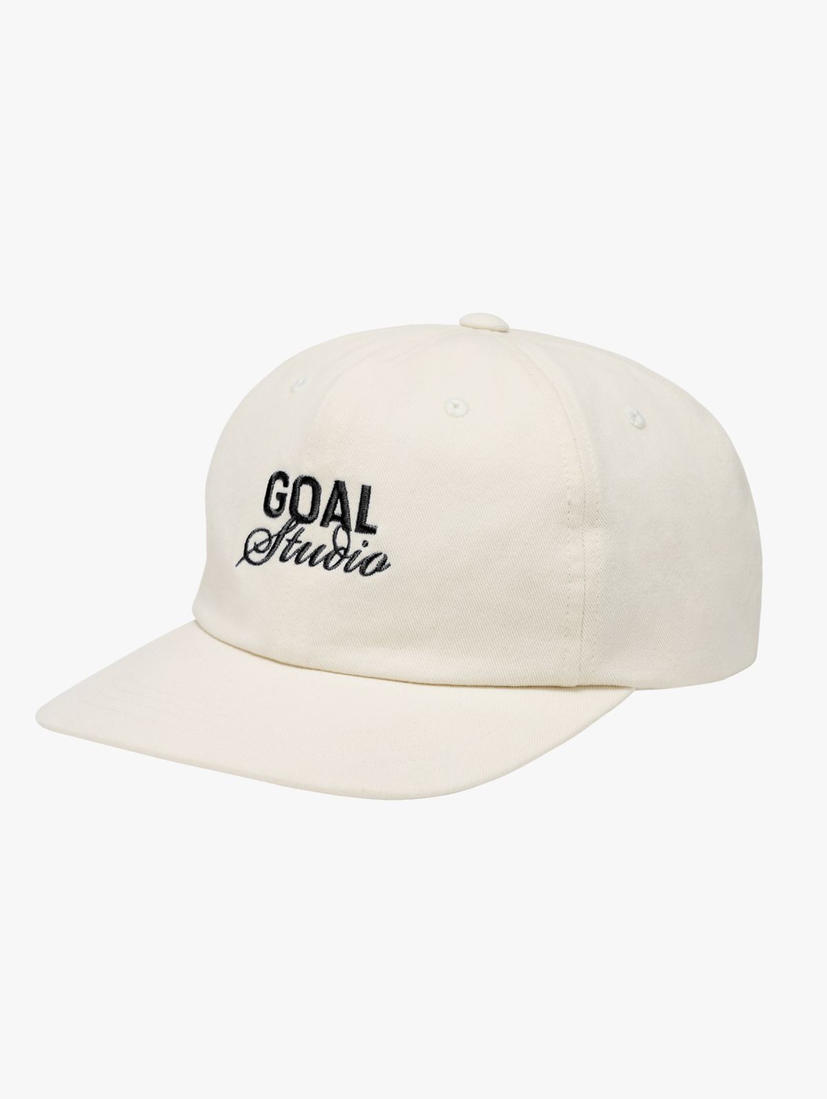 골스튜디오(GOALSTUDIO) FLAT BRIM CAP-OFF WHITE