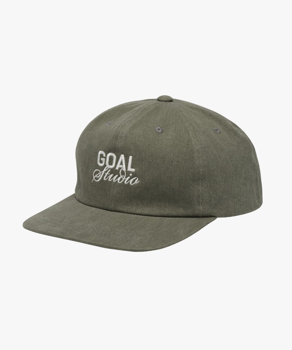 골스튜디오(GOALSTUDIO) FLAT BRIM CAP-OLIVE GREEN