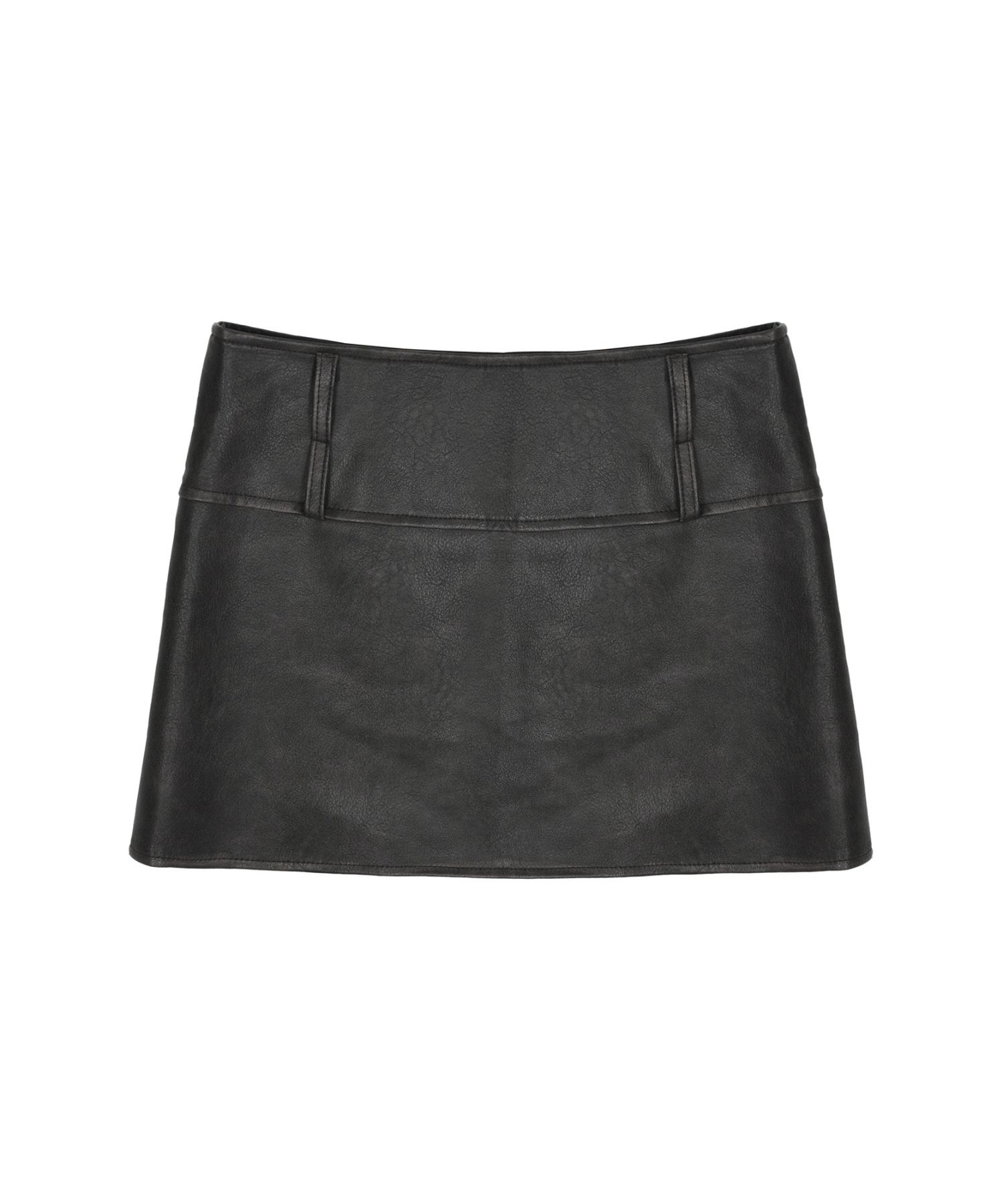【NICK&NICOLE】 VINTAGE LEATHER MINI SKIRT / 追跡付 MUSINSA公式 | NICK&NICOLE VINTAGE LEATHER MINI SKIRT_GRAY