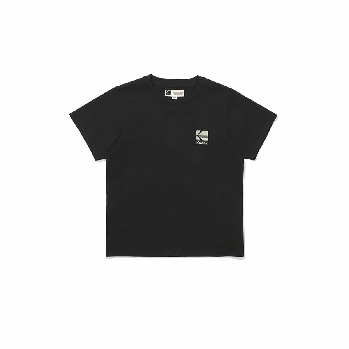 코닥 키즈(KODAK KIDS) 빅로고 코튼 반팔 티셔츠 키즈 BLACK