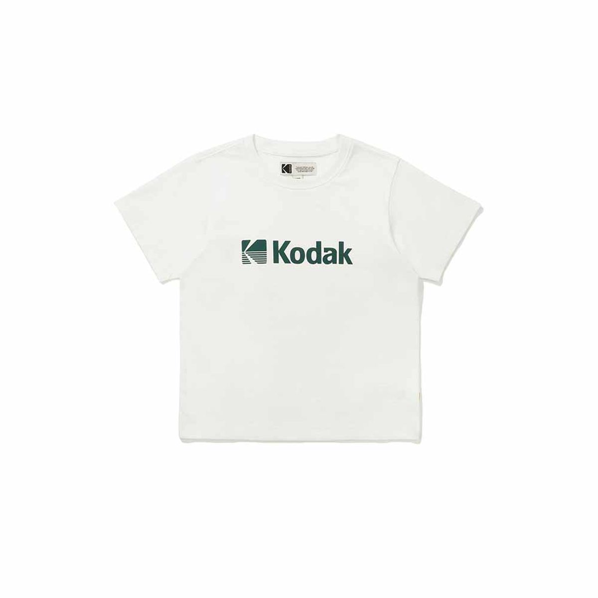 코닥 키즈(KODAK KIDS) 빅로고 아스킨 레귤러핏 반팔 티셔츠 키즈 WHITE