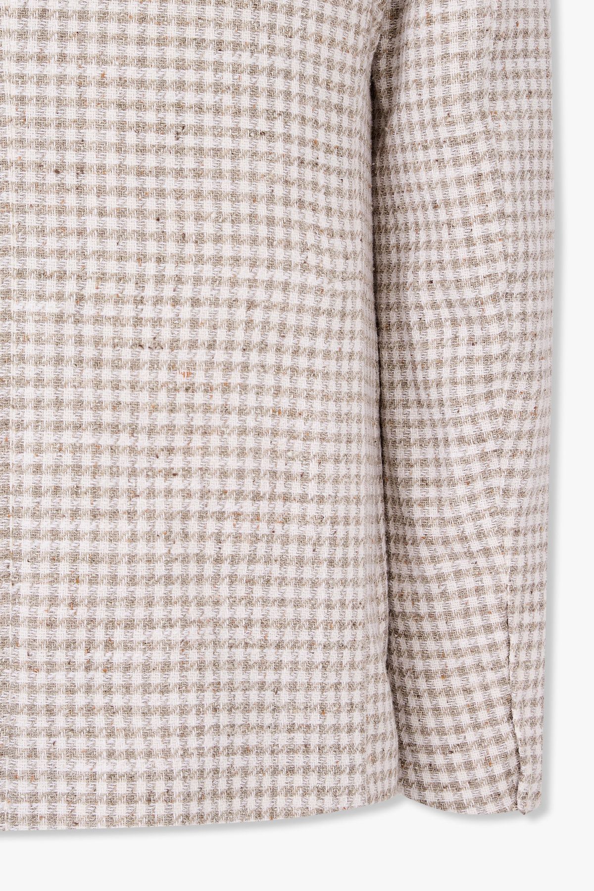 맨온더분(MAN ON THE BOON) [TAGLIATORE] 하운드투스 싱글 자켓 _베이지 4715102605