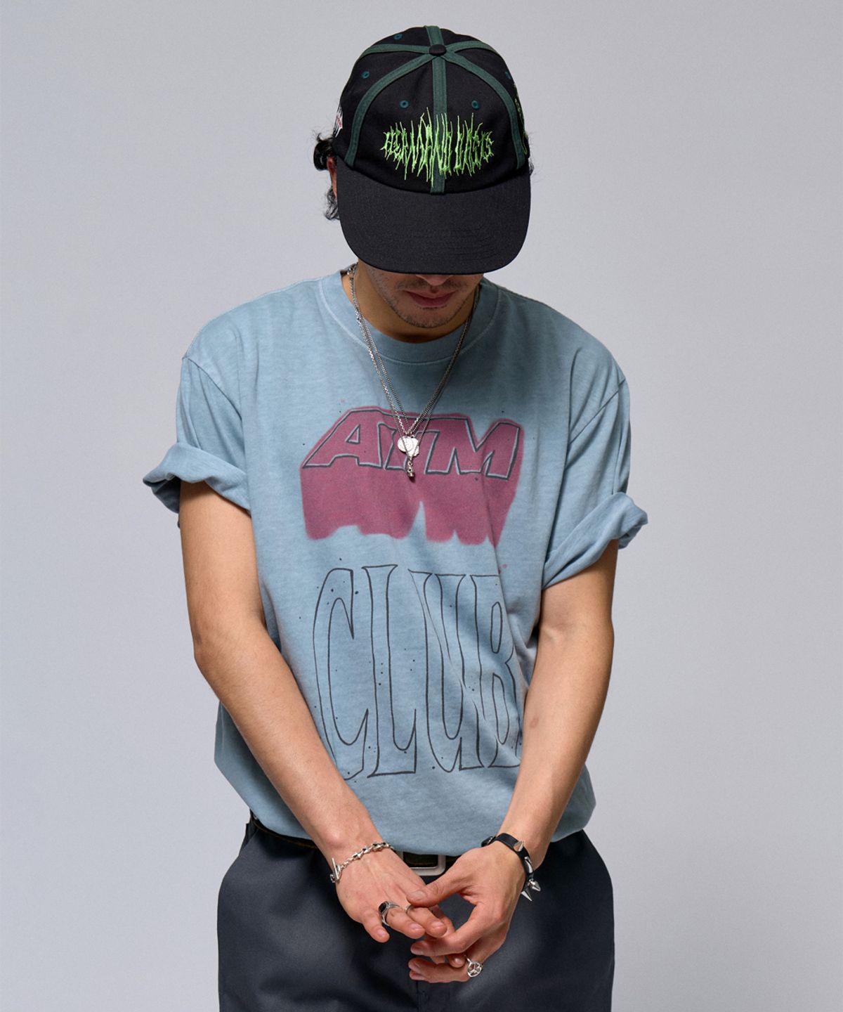 애프터매스(AFTERMATH) REVERSED BALL CAP (BROWN)