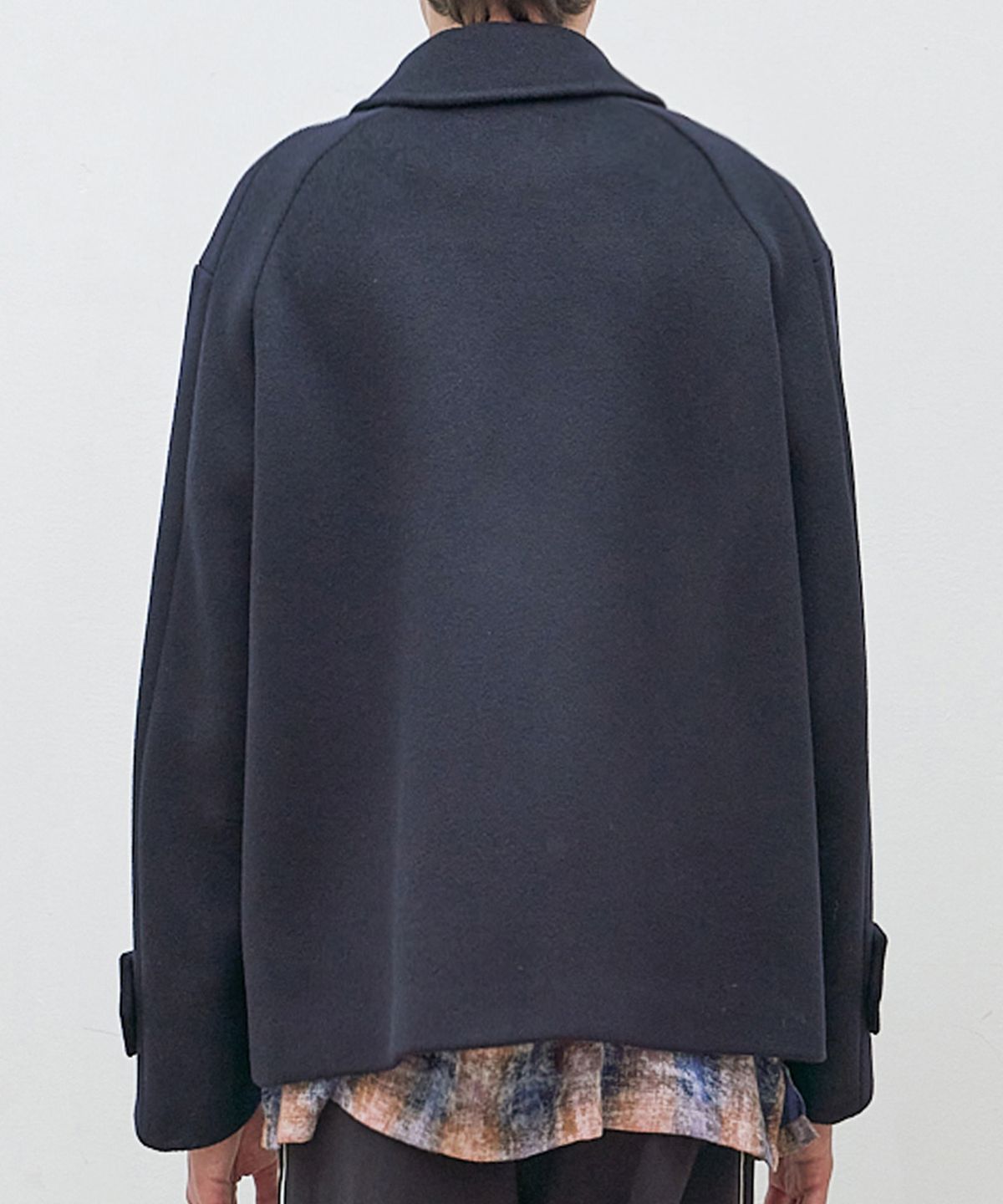 우석(WOOSUK) Round Collar Toggle Short Coat
