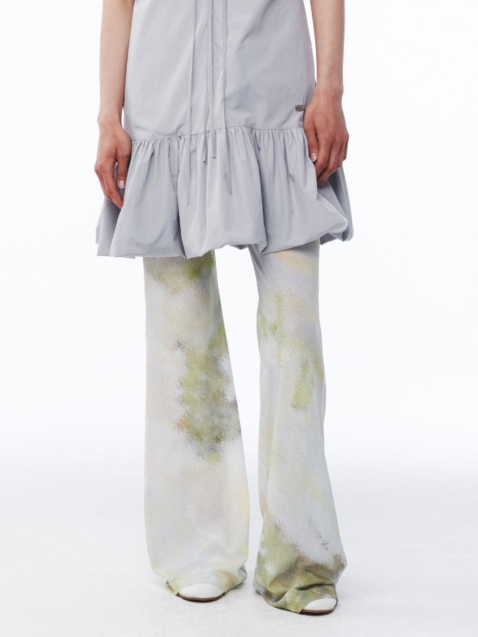 新品　KIJUN Print Flared Pants Print Blue MUSINSA | KIJUN Print Flared Pants Print Blue