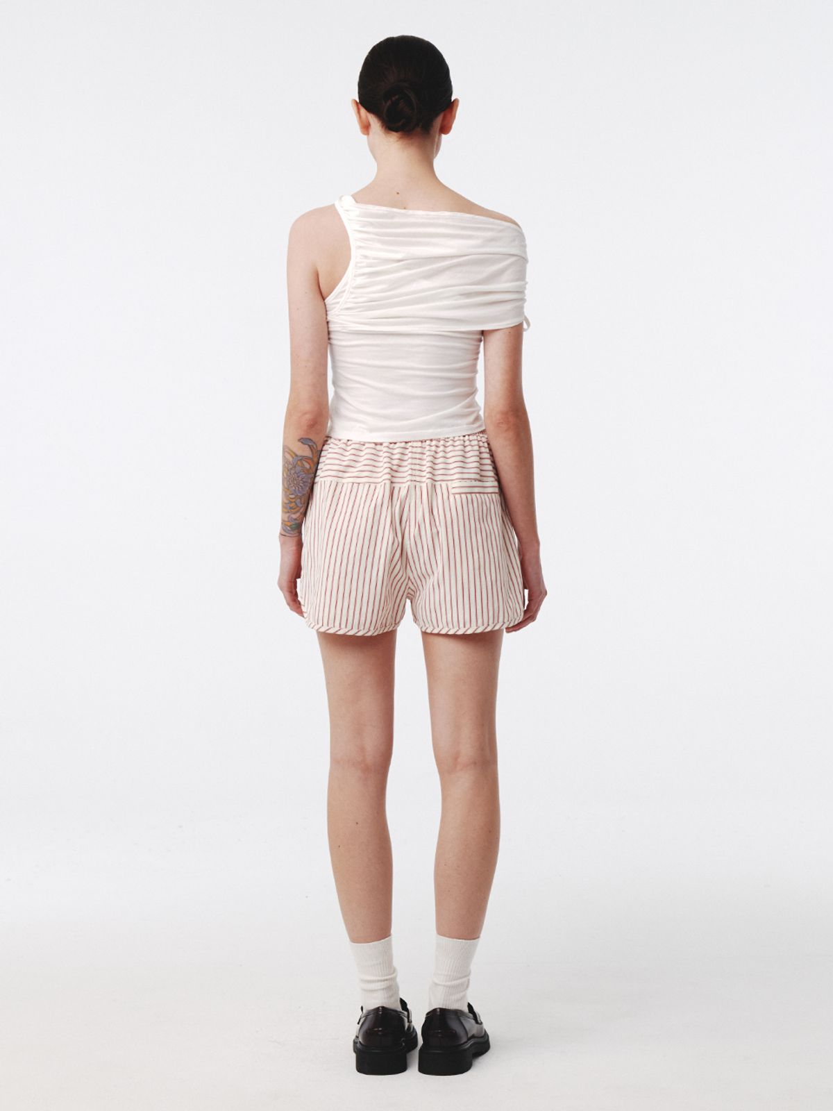기준(KIJUN) Stripe Shorts Red Stripe