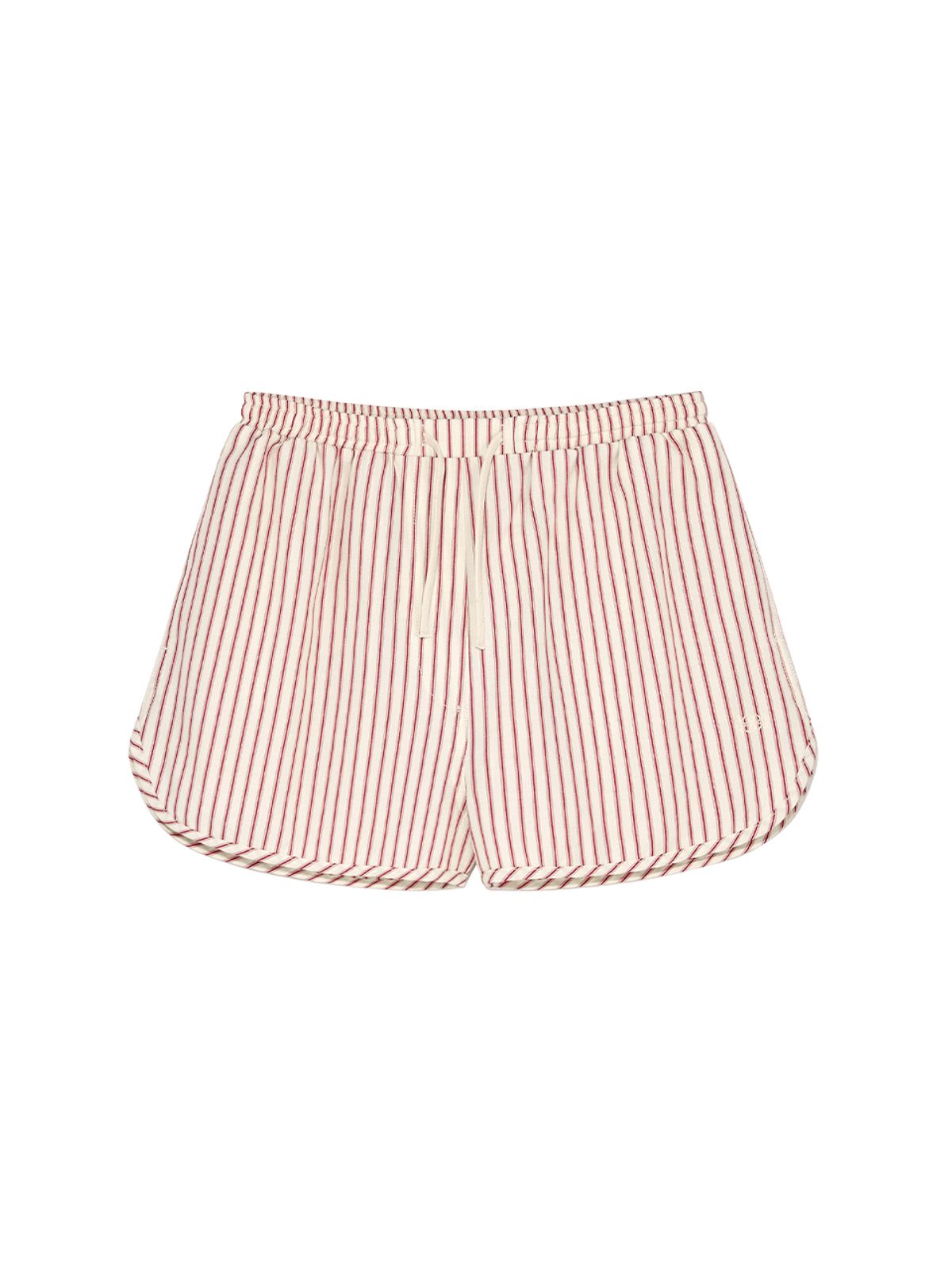 기준(KIJUN) Stripe Shorts Red Stripe