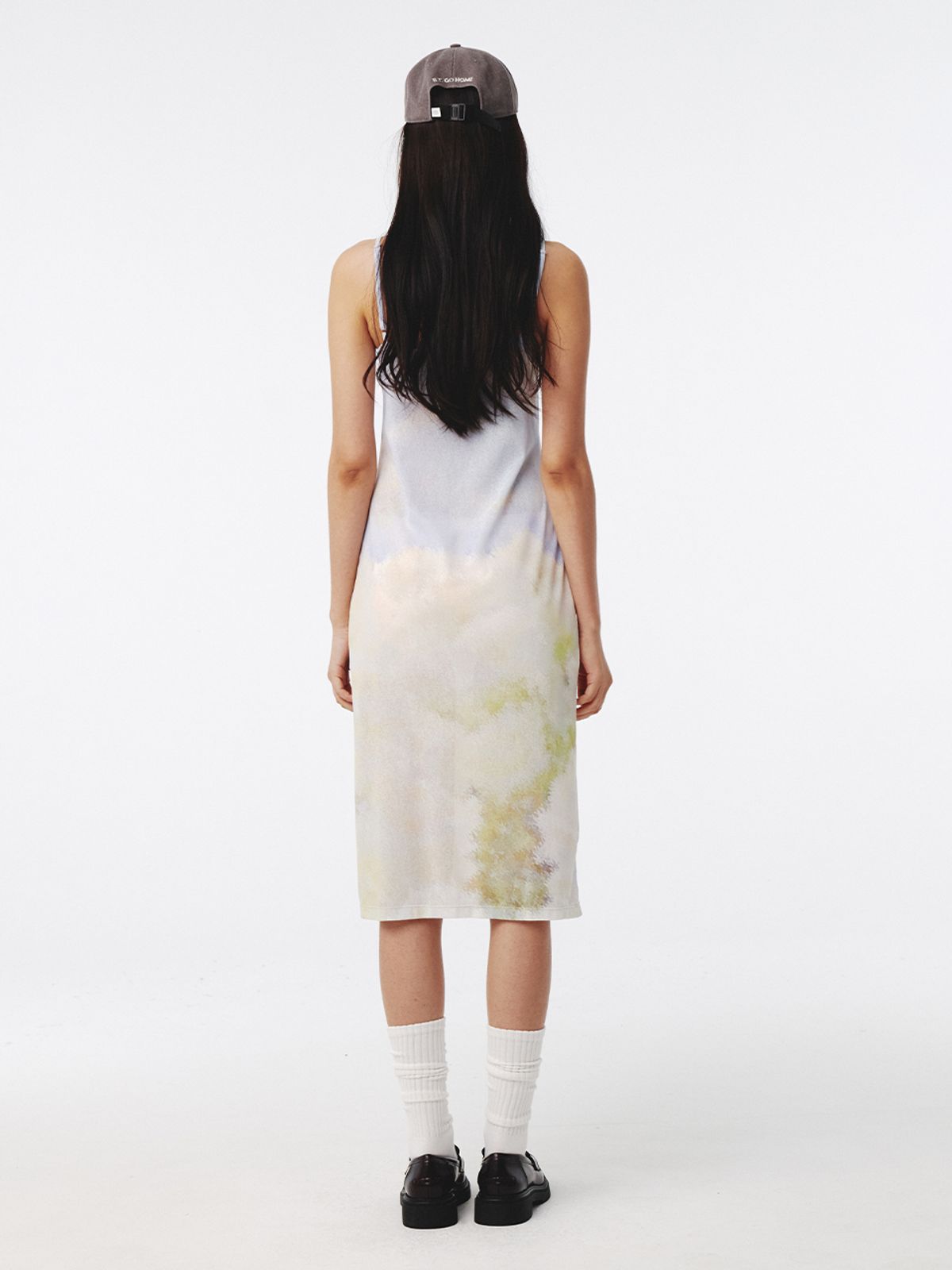 기준(KIJUN) Print Long Dress Print Flower