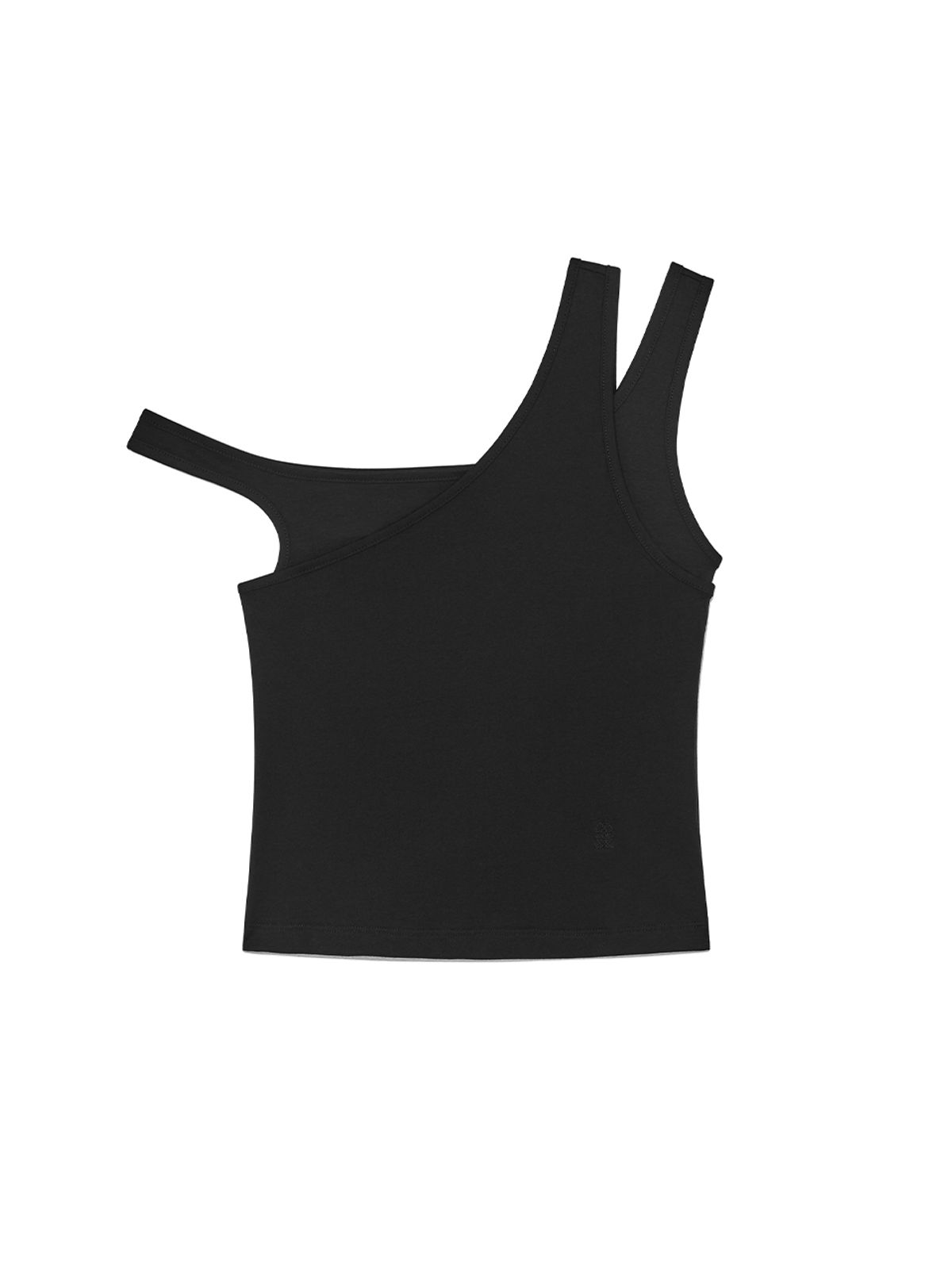 기준(KIJUN) Layered Tank Top Black