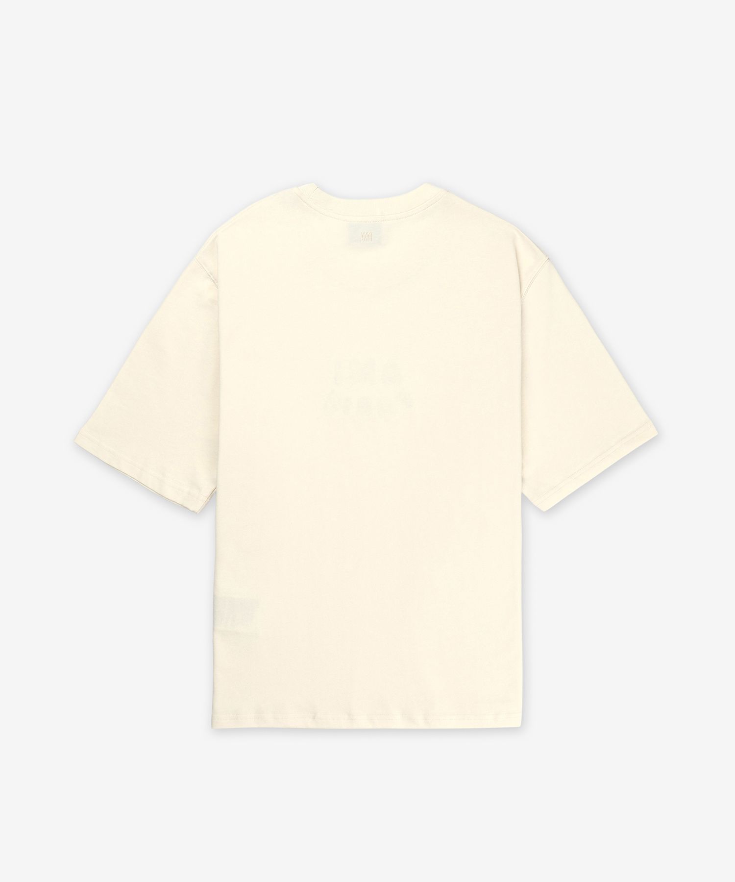 MUSINSA公式 | AMI パリロゴパッチ半袖Tシャツ - ホワイトクリーム