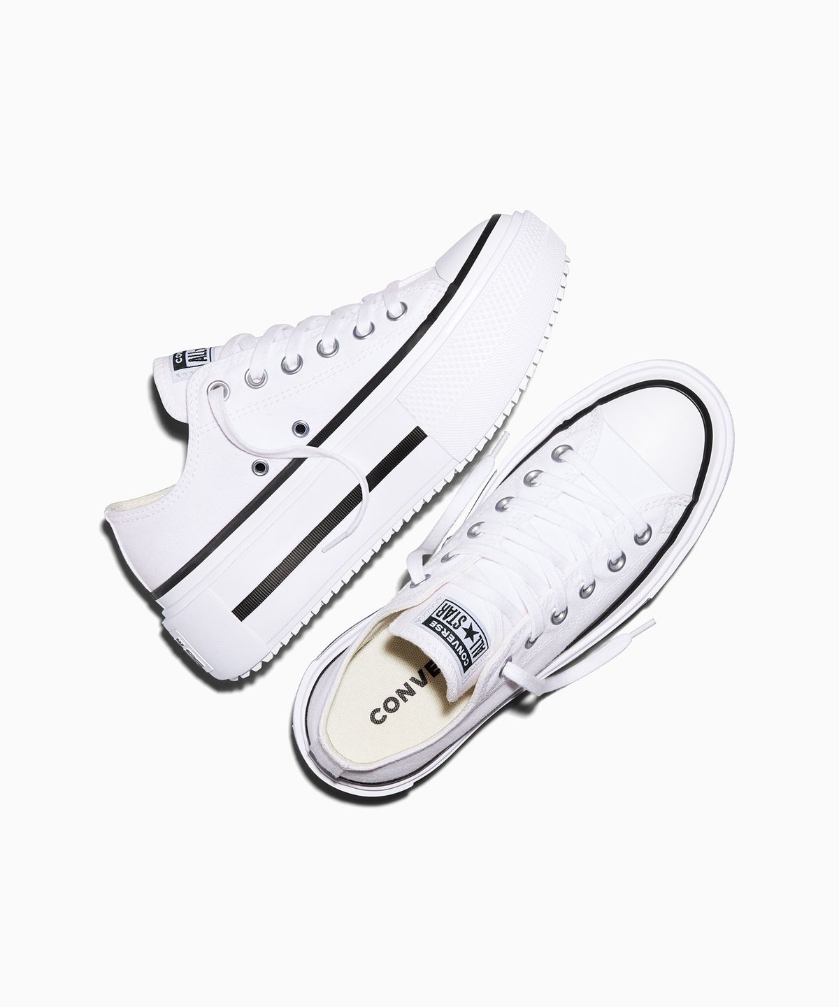 컨버스(CONVERSE) 척테일러 올스타 더블 스택 화이트 A15491C