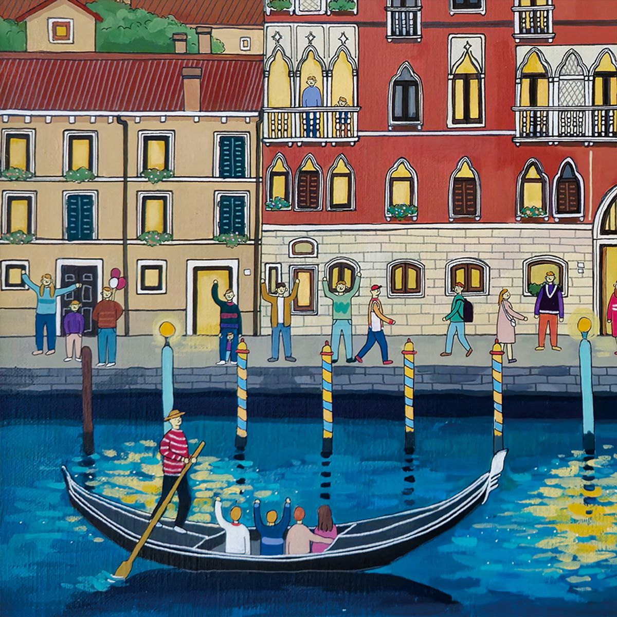 갤러리티(GALLERYT) Venezia - 강지 작가 포스터 액자 60x50cm