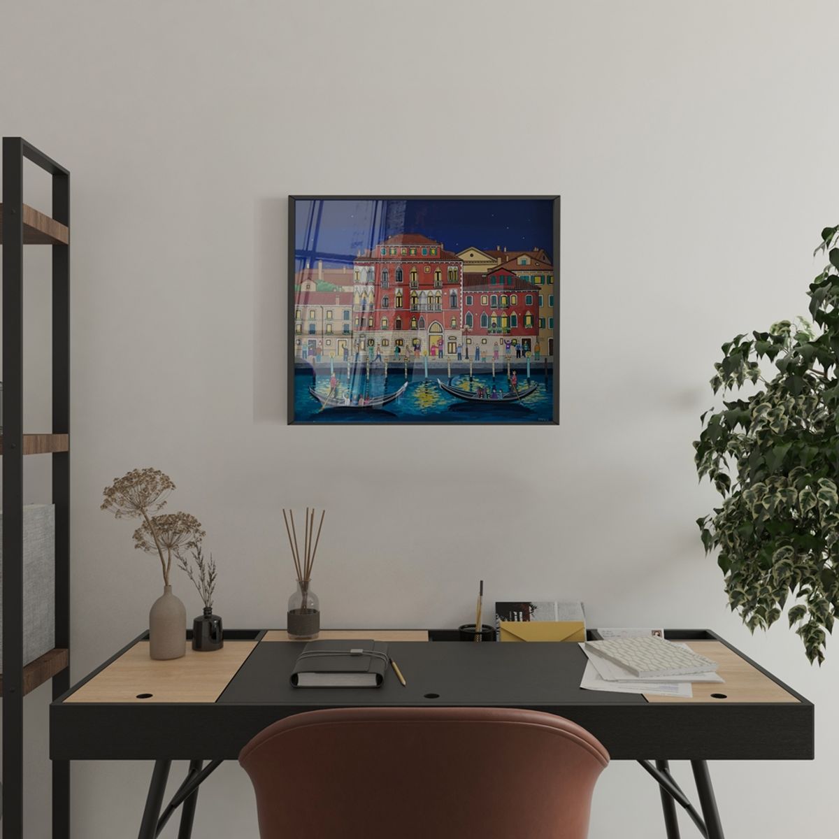 갤러리티(GALLERYT) Venezia - 강지 작가 포스터 액자 60x50cm