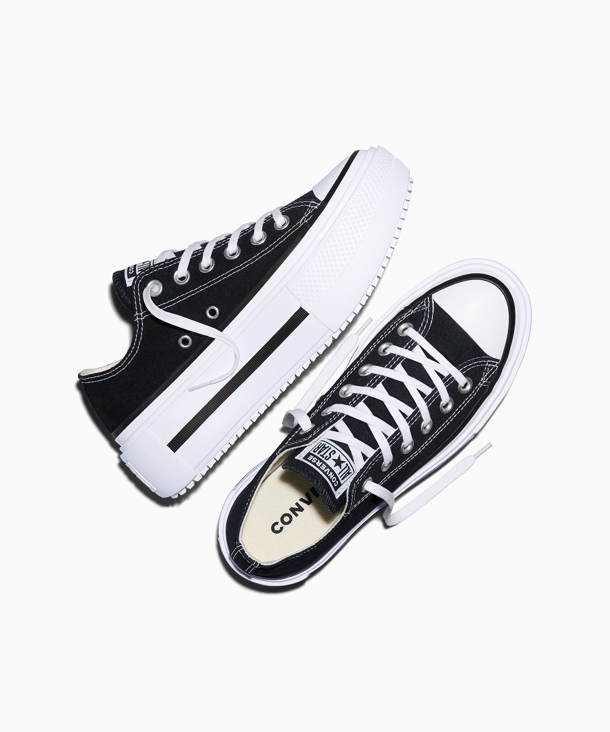 컨버스(CONVERSE) 척테일러 올스타 더블 스택 블랙 A15490C