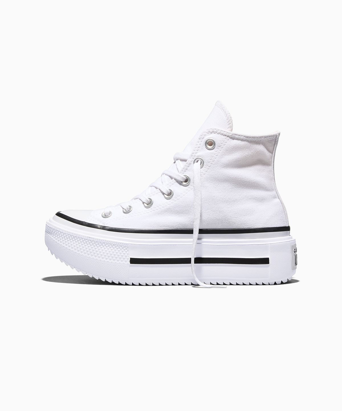 컨버스(CONVERSE) 척테일러 올스타 더블 스택 화이트 A12976C