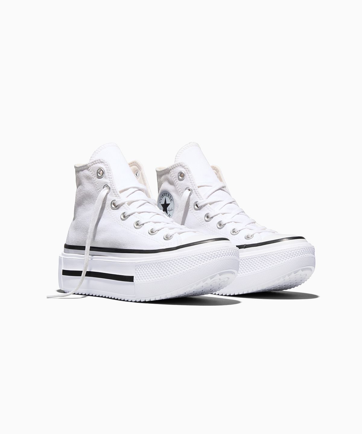 컨버스(CONVERSE) 척테일러 올스타 더블 스택 화이트 A12976C