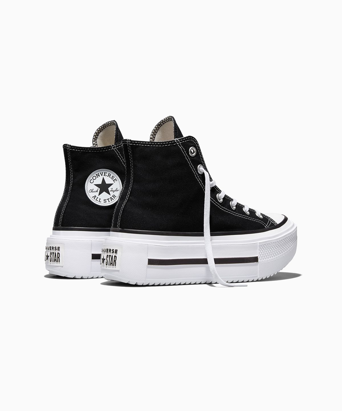컨버스(CONVERSE) 척테일러 올스타 더블 스택 블랙 A12975C