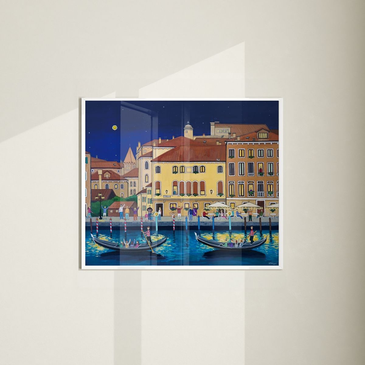 갤러리티(GALLERYT) Venezia Ⅱ - 강지 작가 포스터 액자 60x50cm