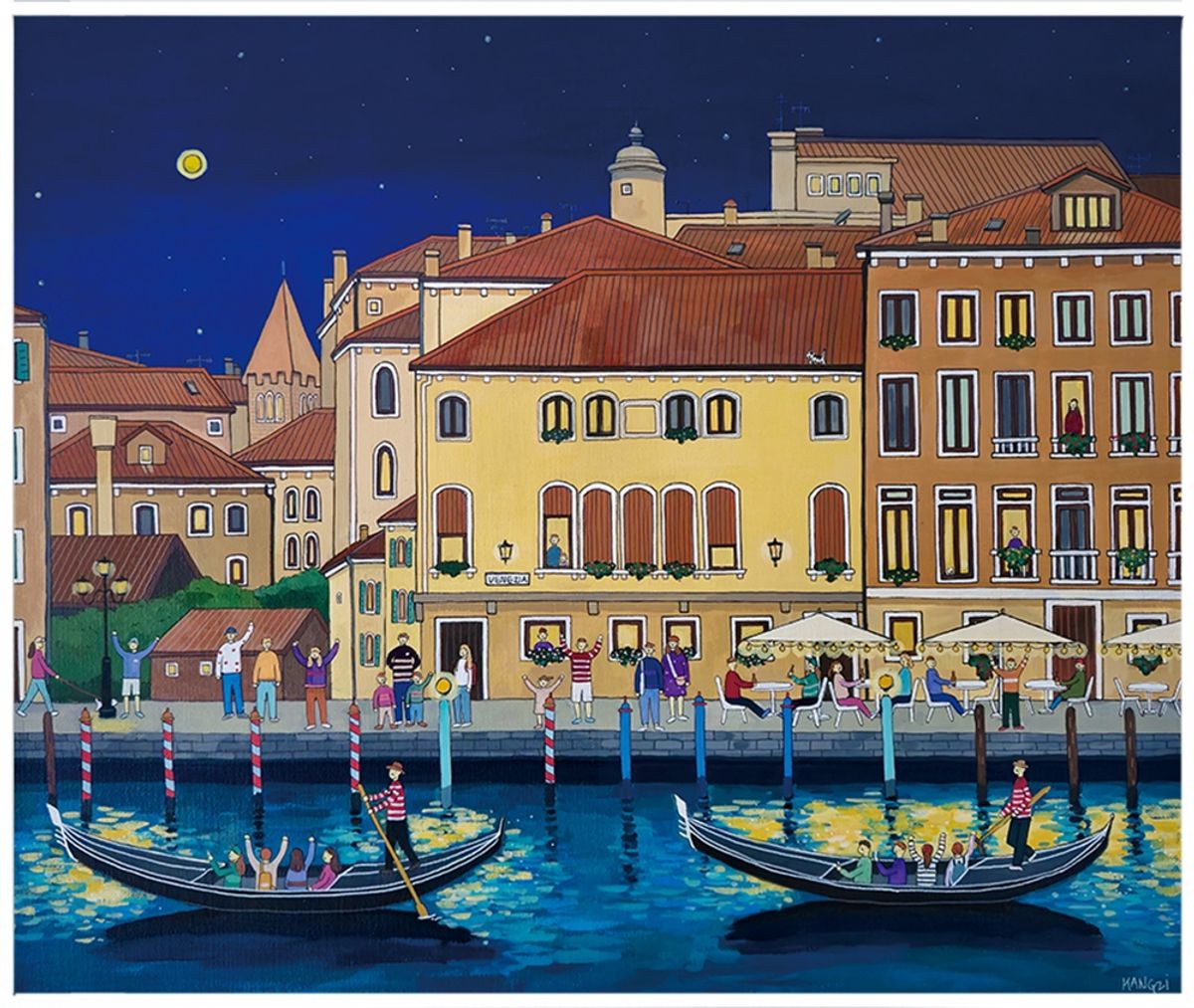 갤러리티(GALLERYT) Venezia Ⅱ - 강지 작가 포스터 액자 60x50cm