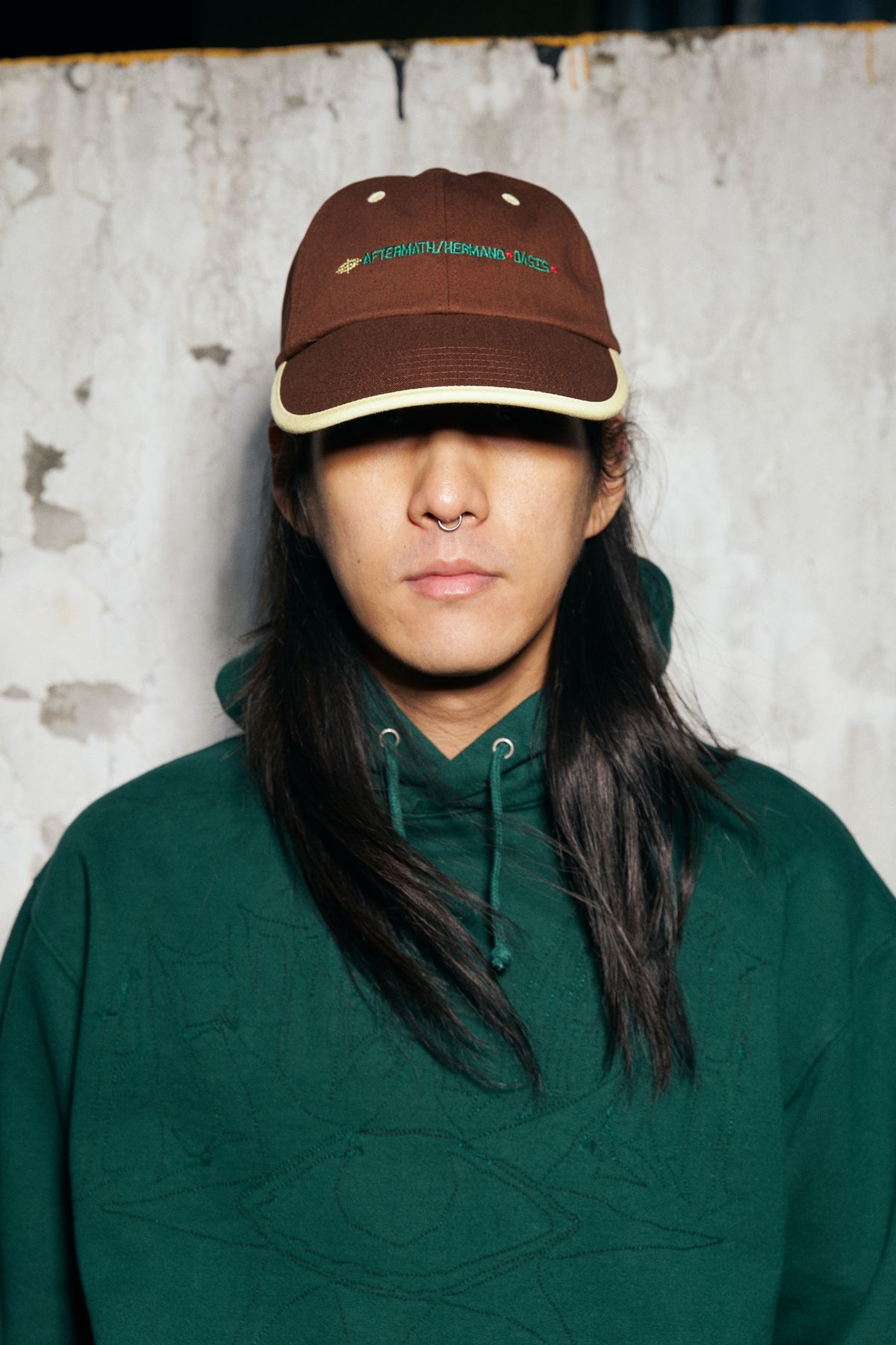 애프터매스(AFTERMATH) OASIS BALL CAP (BROWN)