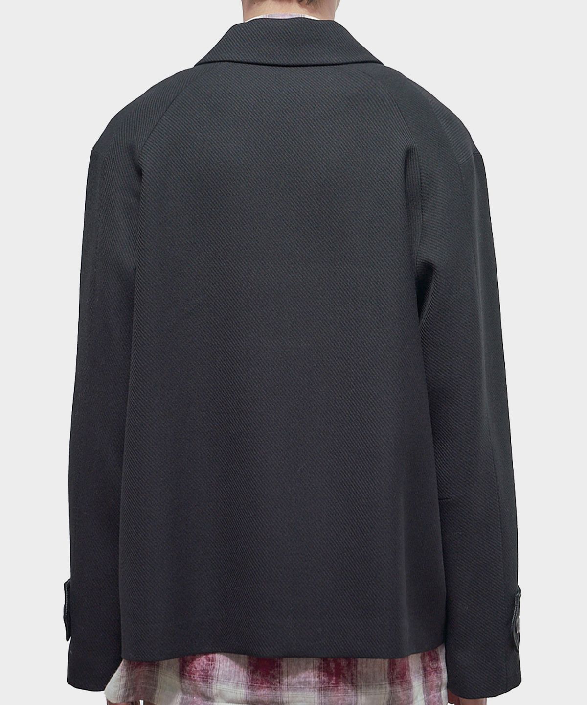 우석(WOOSUK) Contrast Stitch Jacket