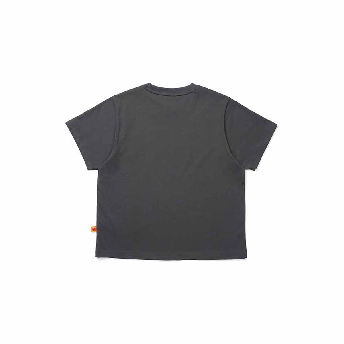 코닥(KODAK) 빅로고 아스킨 반팔 티셔츠 우먼 CHARCOAL