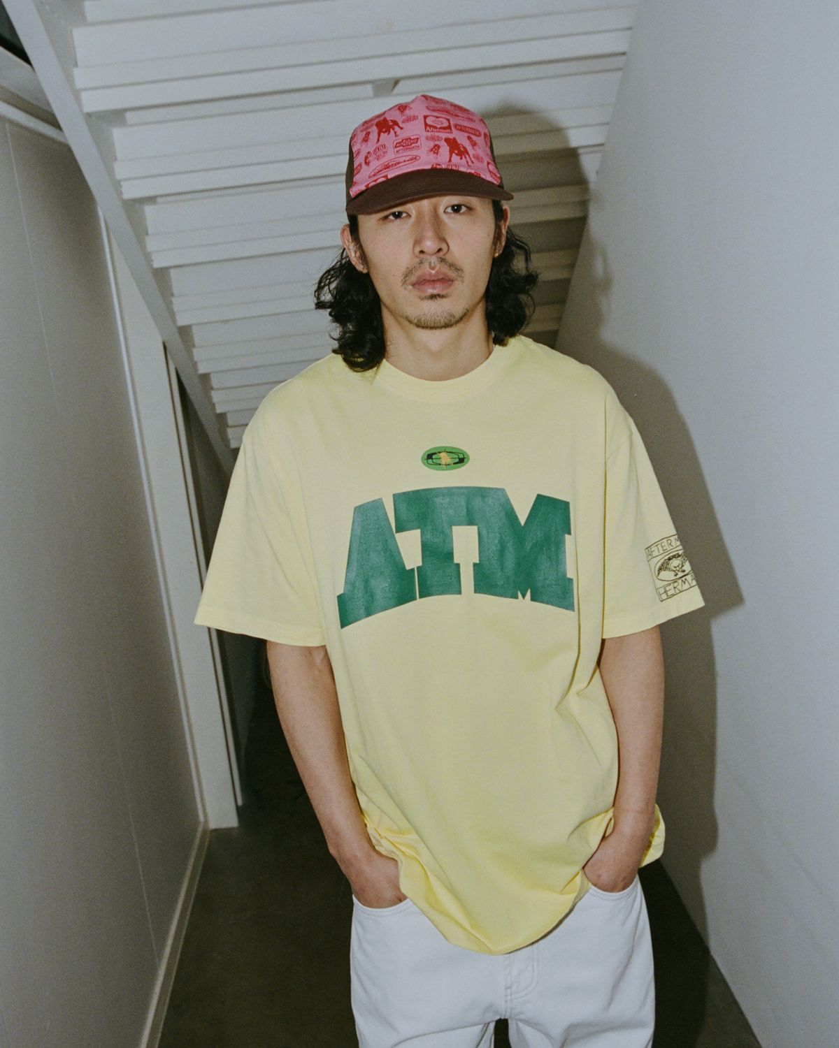 애프터매스(AFTERMATH) BOLD ATM TEE [LEMON]
